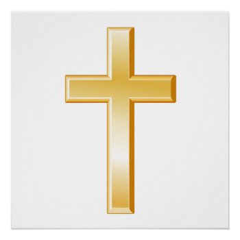 Christian Cross Poster by worldoffaith at Zazzle