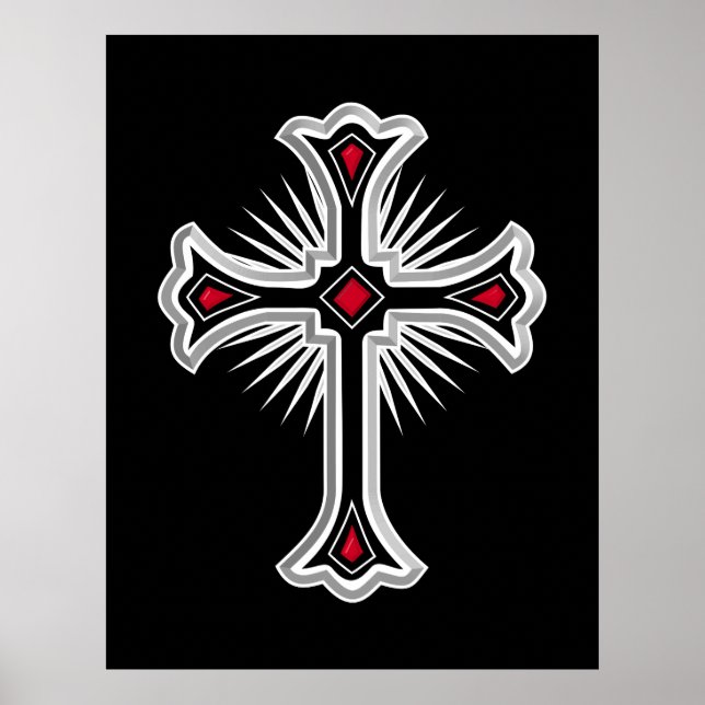Christian cross poster (Front)