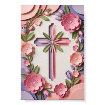 Christian Cross Poster Print Ai design