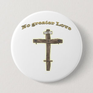 Christian cross products pinback button