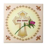 Christian Cross Tile