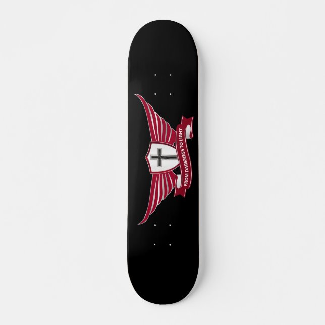 Christian cross skateboard (Front)