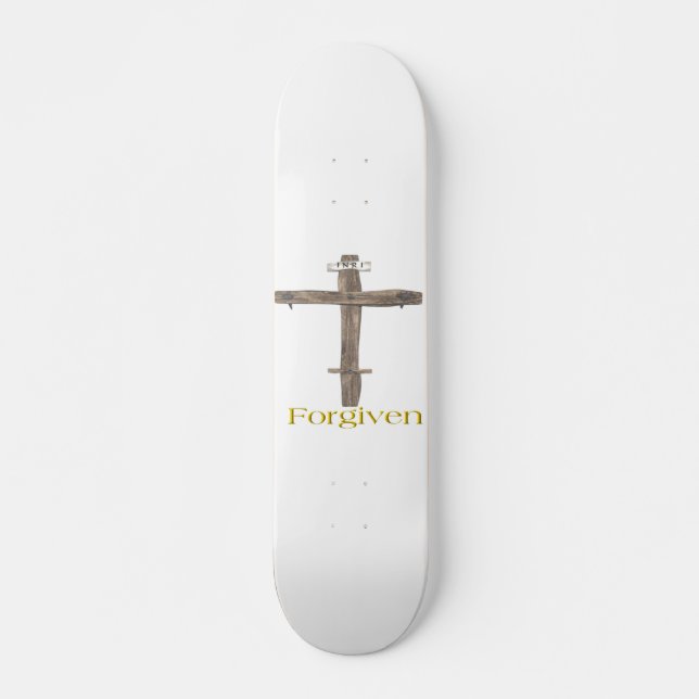 christian cross skateboard deck (Front)