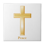 Christian Cross Symbol Ceramic Tile at Zazzle