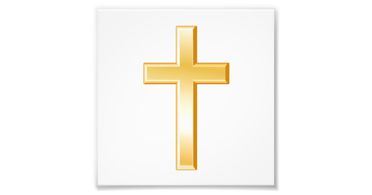 Christian Cross Symbol Photo Print | Zazzle.com