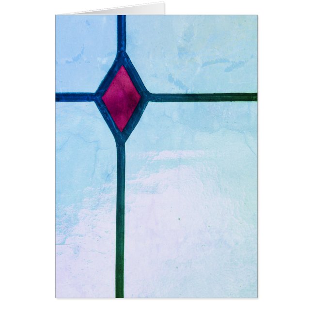 Christian cross sympathy remembrance confirmation cards (Front)