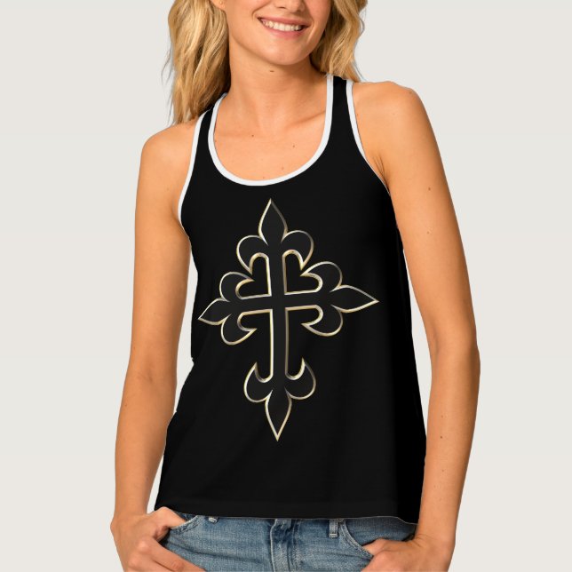 Christian cross tank top (Front)