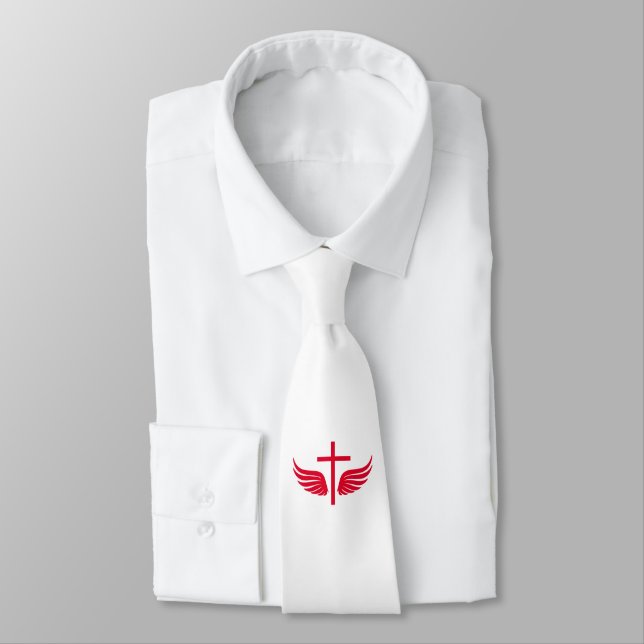 Christian cross tie (Tied)