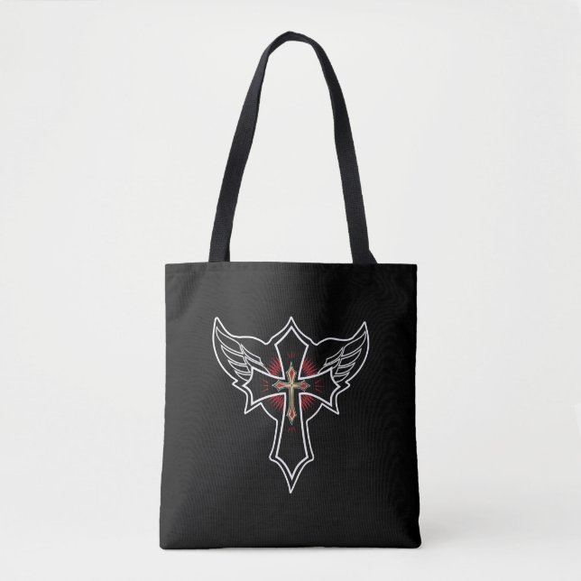 Christian cross tote bag (Front)