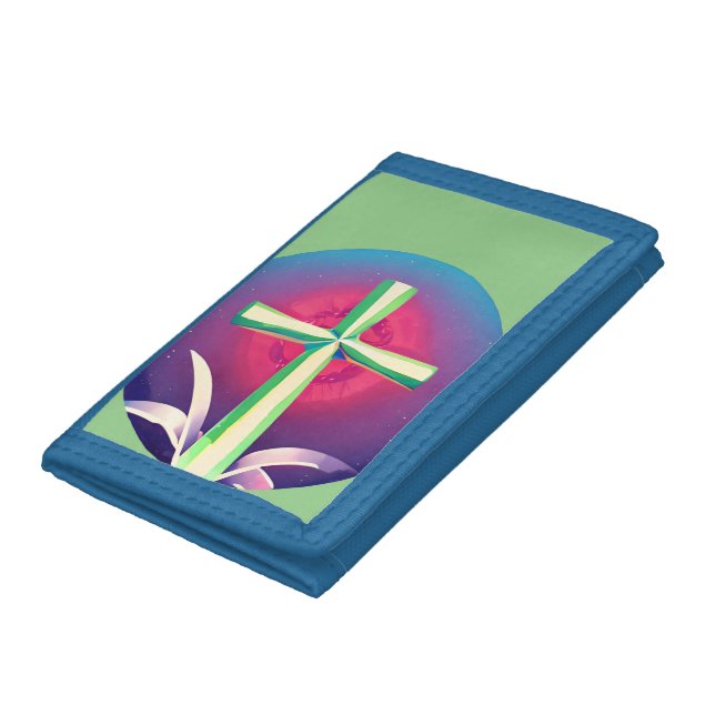 Christian Cross Trifold Wallet (Bottom)