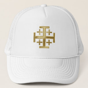 Christian cross trucker hat