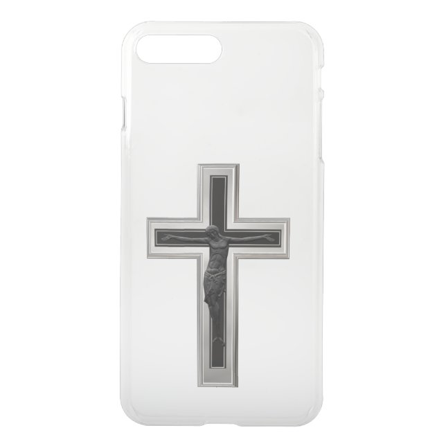 Christian cross uncommon iPhone case (Back)