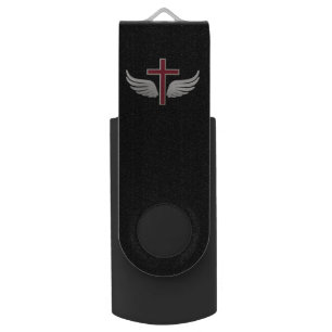 Christian cross USB flash drive