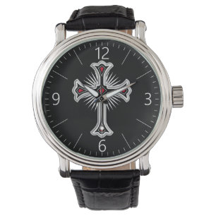 Christian cross watch
