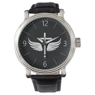 Christian cross watch