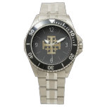 Christian cross watch