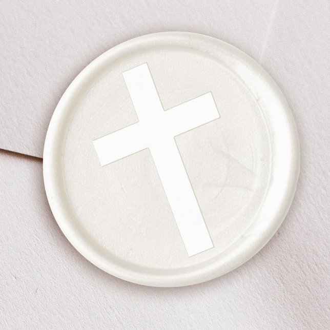 Christian Cross Wax Seal Sticker (Creator Uploaded)