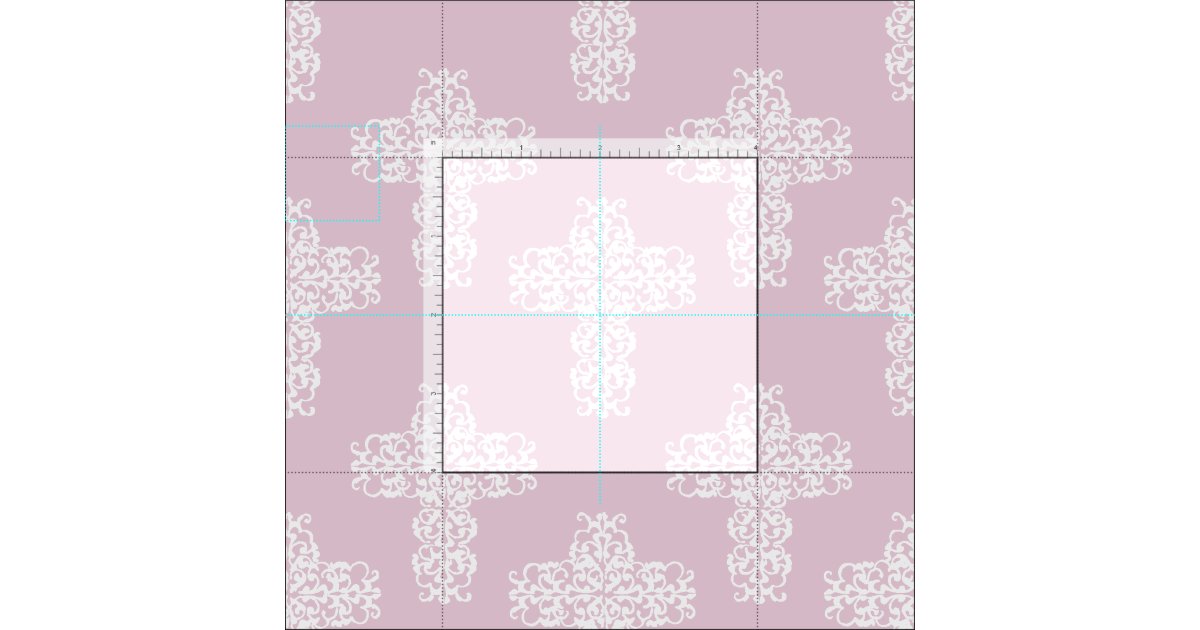 Pink Christian Pattern Christian Cross White on Pink Damask Pattern Fabric | Zazzle