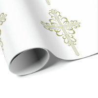 Christian Cross Wrapping Paper