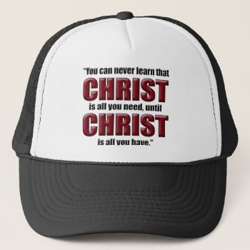 Christian Custom Apparel Trucker Hat by Christian_Soldier at Zazzle