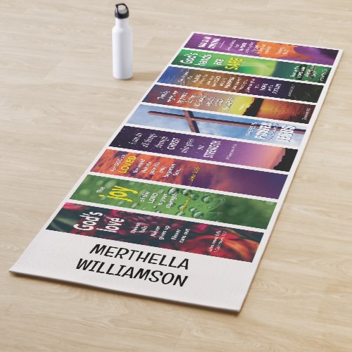 Christian Custom Name BIBLE MEDITATION Yoga Mat