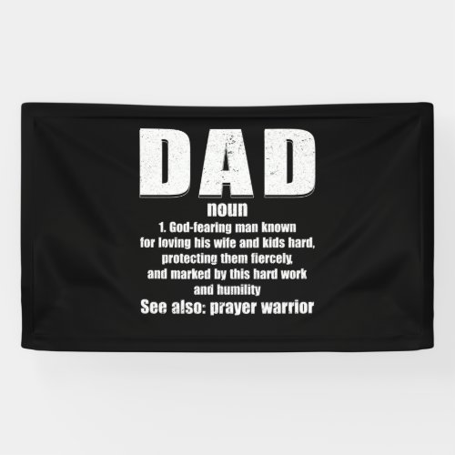 Christian Dad Definition Fathers Day 2021 Prayer Banner
