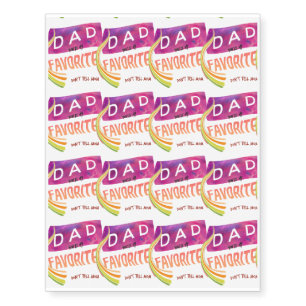 Christian Dad Gifts Temporary Tattoos