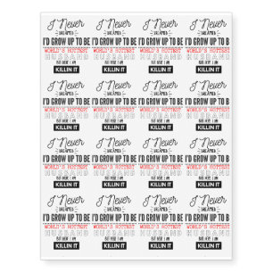 Christian Dad Gifts Temporary Tattoos