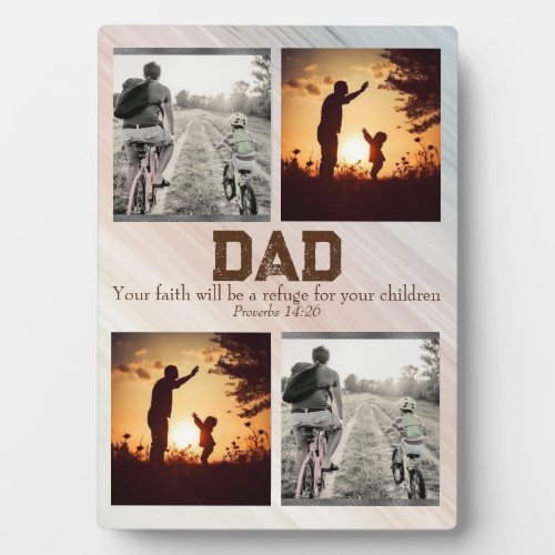 Christian Dad Personal Gift Plaque