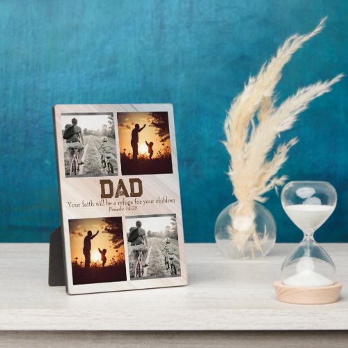 Christian Dad Personal Gift Plaque