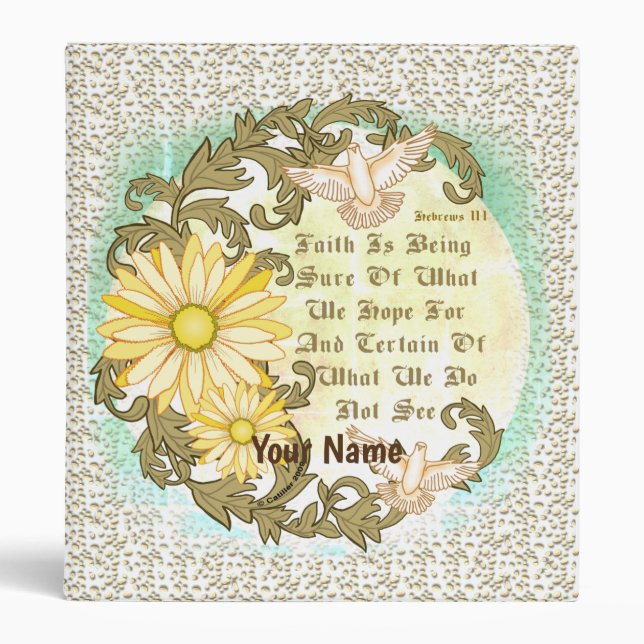 Christian Daisy Faith binder (Front)