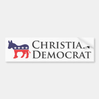 Christian Democrat Bumper Sticker