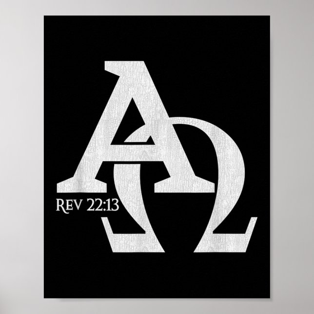 Christian Design - Alpha And Omega The Greek Lette Poster (Front)