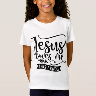 Christian Design Jesus Loves Me T-Shirt
