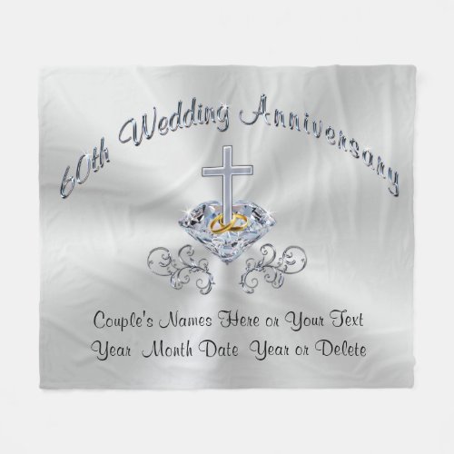 Christian Diamond Anniversary Gift, Personalized