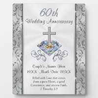 Christian Diamond Anniversary Gifts Personalized