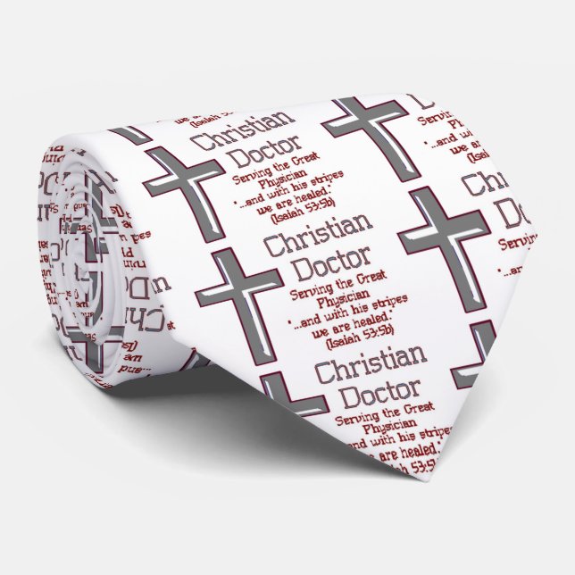 Christian Doctor Tie (Rolled)