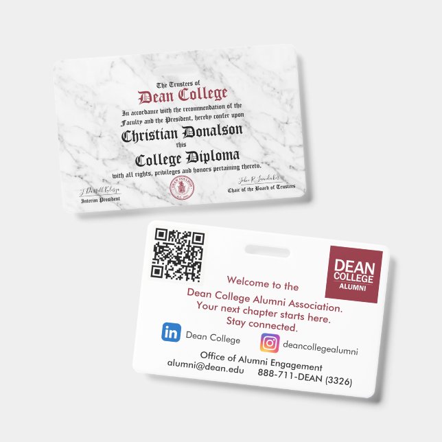 Christian Donalson Badge (Front & Back)