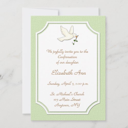 Christian Dove, Green Invitation