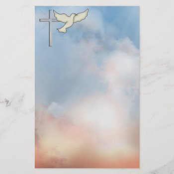 Christian Dove Stationary Stationery by forbes1954 at Zazzle