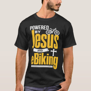 Christian E Biker Jesus EBike Electric Bike E Bik T-Shirt