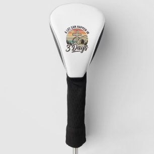 Christian Easter 3 Days Retro Cross Cave T-Shirt D Golf Head Cover