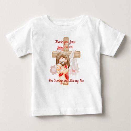 Christian Easter Blessings Baby T_Shirt