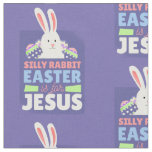 christian Easter Bunny jesus christ Fabric