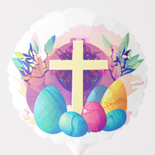 Christian Easter Cross Balloon
