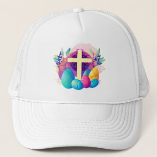 Christian Easter Cross   Trucker Hat