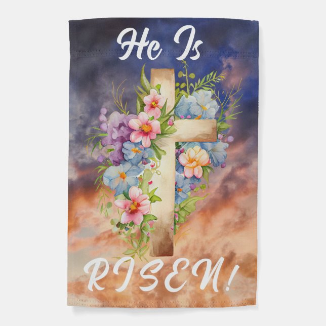 Christian Easter Garden Flag (Front)