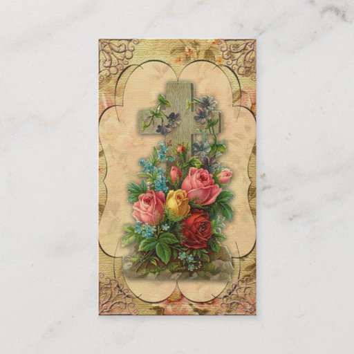 Customizable Christian Easter Holy Cross Custom Business Card