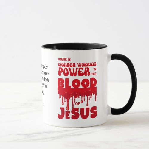 Christian Easter POWER IN THE BLOOD OF JESUS Mug