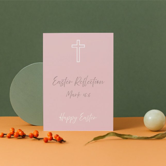 Christian Easter Reflection Card – Mark 16:6 Bible (Creator Uploaded)